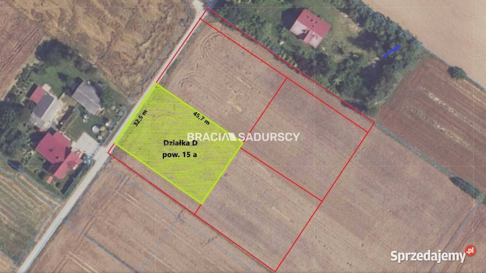Do sprzedaży działka Sieciechowice 1500m2 asfalt małopolskie