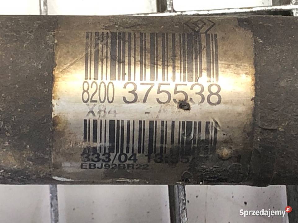 PÓŁOŚ PRAWY PRZÓD RENAULT SCNIC II 15 82 0310