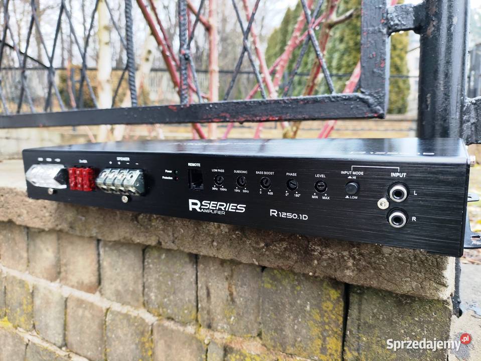 Wzmacniacz samochodowy 1 kanałowy monoblok Audio Niegowonice