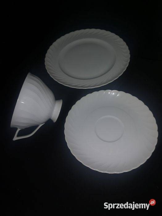 filiżanka z talerzykiem deserowym Royal Tettau pomorskie sprzedam