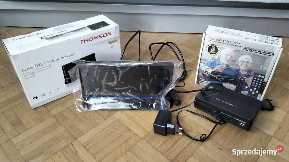 ANTENA POKOJOWA WEWNĘTRZNA THOMSON DVBT Warszawa
