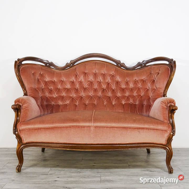 Stylowa SOFA styl FRANCUSKI KANAPA pikowana Sofy i kanapy Kalisz sprzedam
