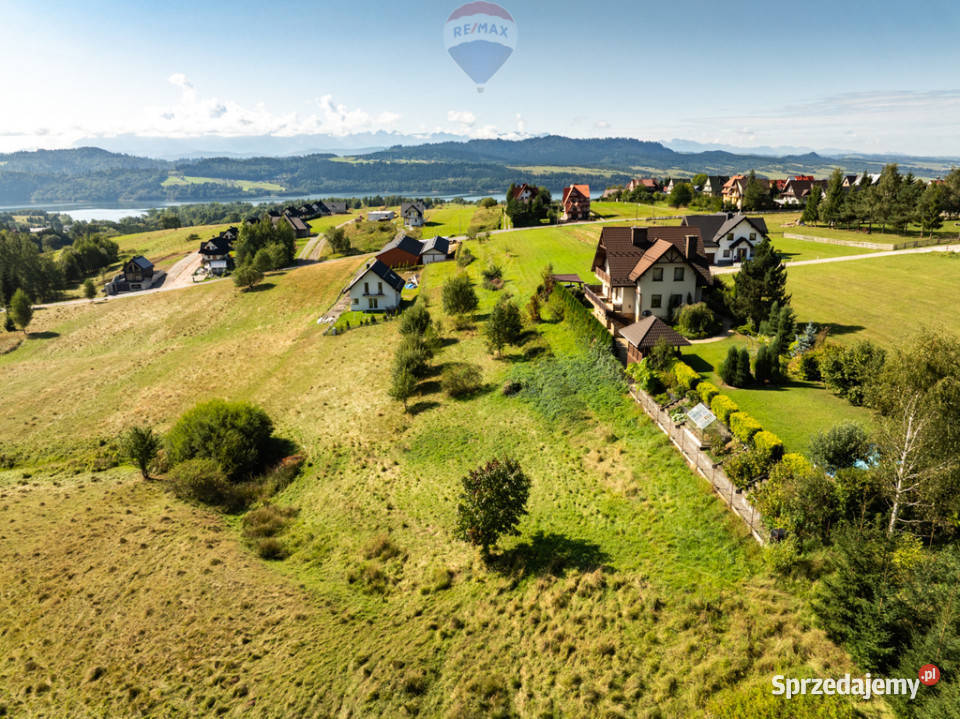 Widokowa działka budowlana w Maniowach 14m Maniowy