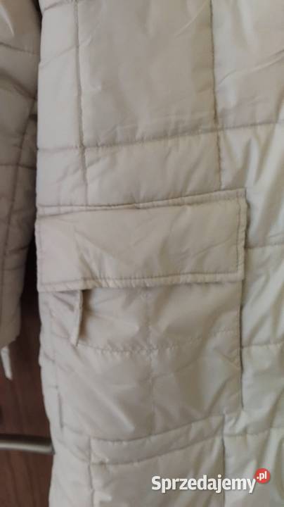 Długa kurtka kremowa Kurtki i płaszcze Piaseczno