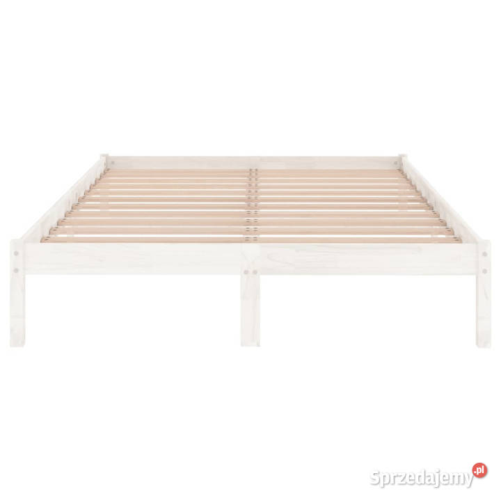 Rama łóżka biała lite drewno sosnowe 200 x 200 Warszawa