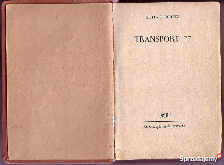 6333 TRANSPORT 77 ZOFIA LORENTZ
