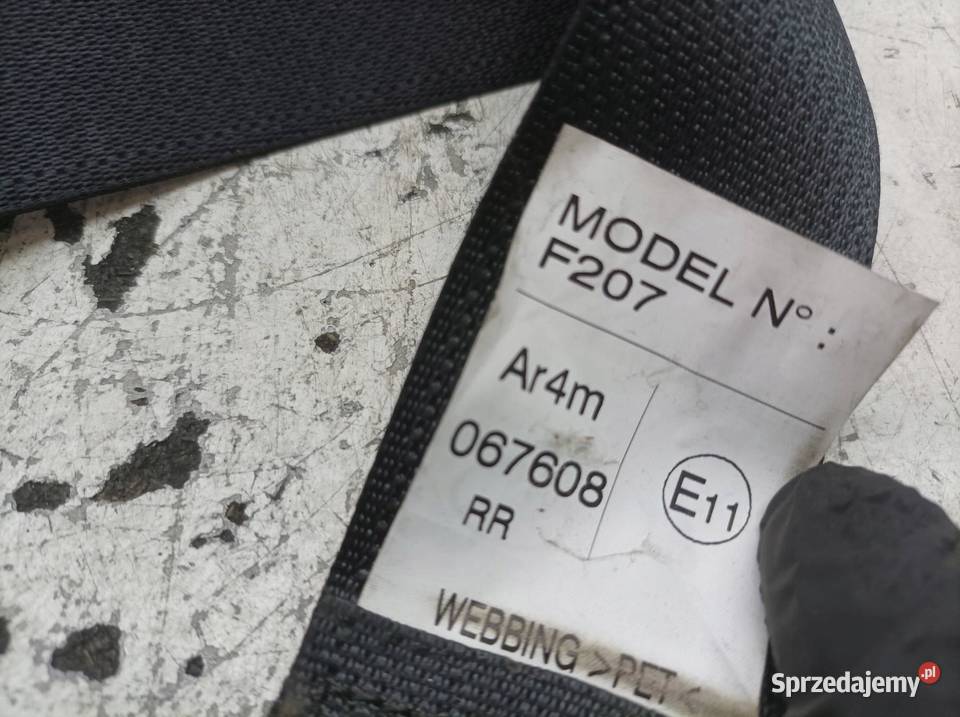 PAS BEZPIECZEŃSTWA PRAWY TYŁ KANAPY E16 E17 E18 świętokrzyskie