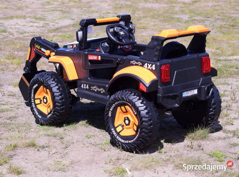 BAWIBUS autko na akumulator WIELKI JEEP KOPARKA