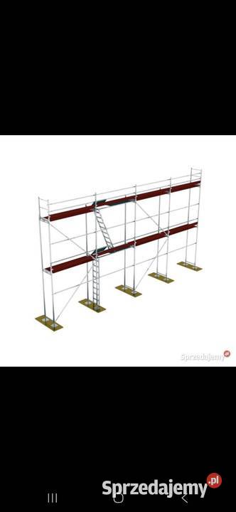 Rusztowanie elewacyjne systemowe 160m2 roboczego Zakrzew sprzedam