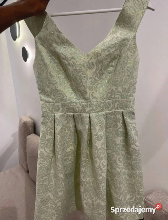 Miętowa zielona wieczorna impreza urodzinowa biały Łódź