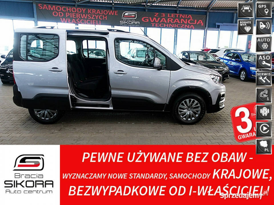 Peugeot RIFTER 130 ALLURENAVI2xKlima GWARANCJA śląskie Mysłowice
