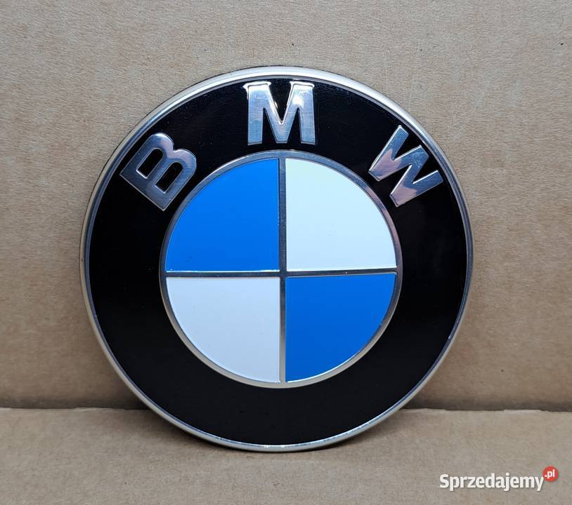 Logo emblemat BMW przód 82 mm E63 E64 E81 F06 dolnośląskie Mielęcin
