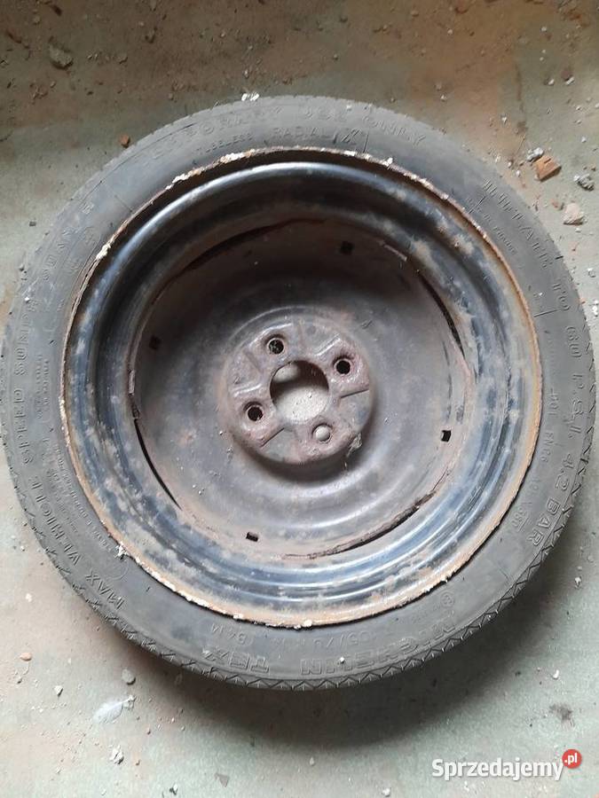 Dwa koła dojazdowe w jednego 4x100 10570 R14 Słupca sprzedam