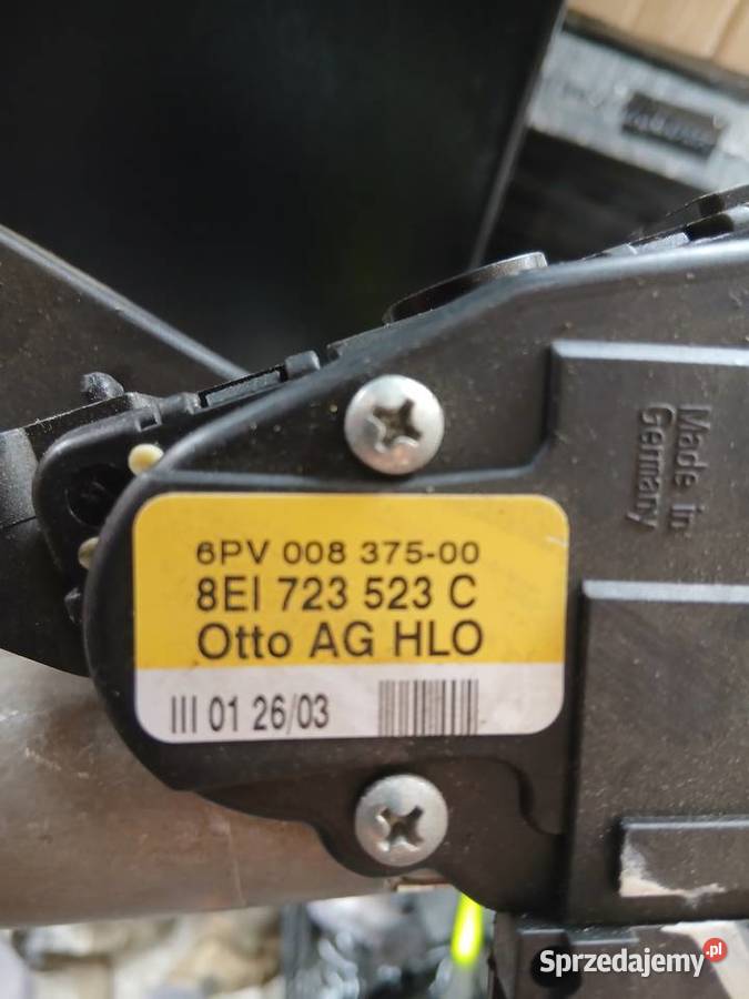 Potencjometr gazu pedał Audi A4 B6 B7 8E1723523C osobowe
