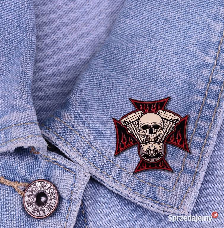 DEKORACJA PINS PRZYPINKA DO MOTOCYKLA CHOPPER HD