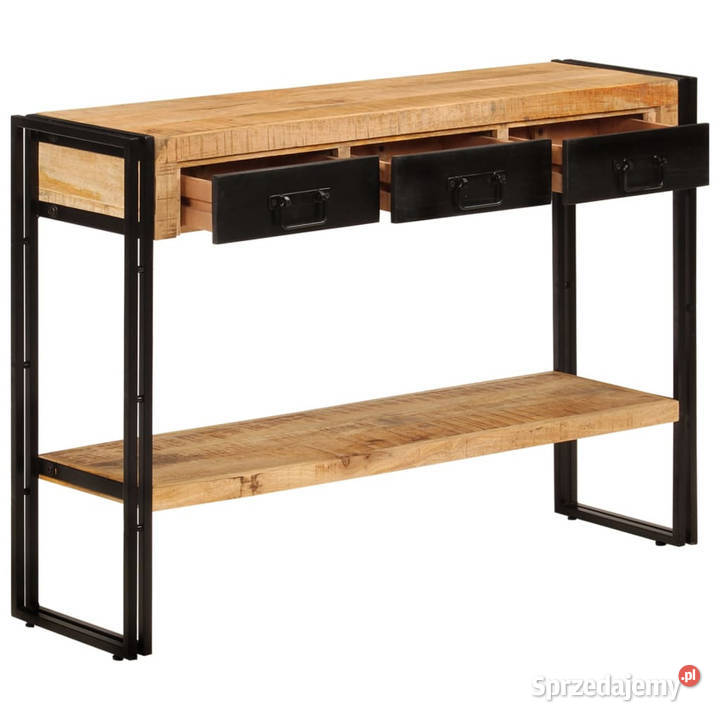 Stolik konsolowy 110x30x76 lite drewno mango mazowieckie Warszawa