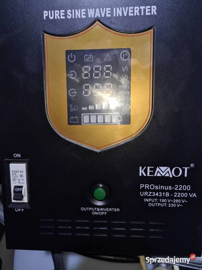 ZASILACZ AWARYJNY PRZETWORNICA UPS SINUS Gośniewice sprzedam