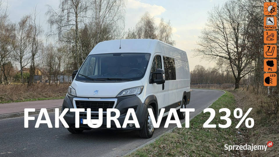 Peugeot Boxer 7 9 osobowydokabrygadówkafotele 199000km Chełm Śląski