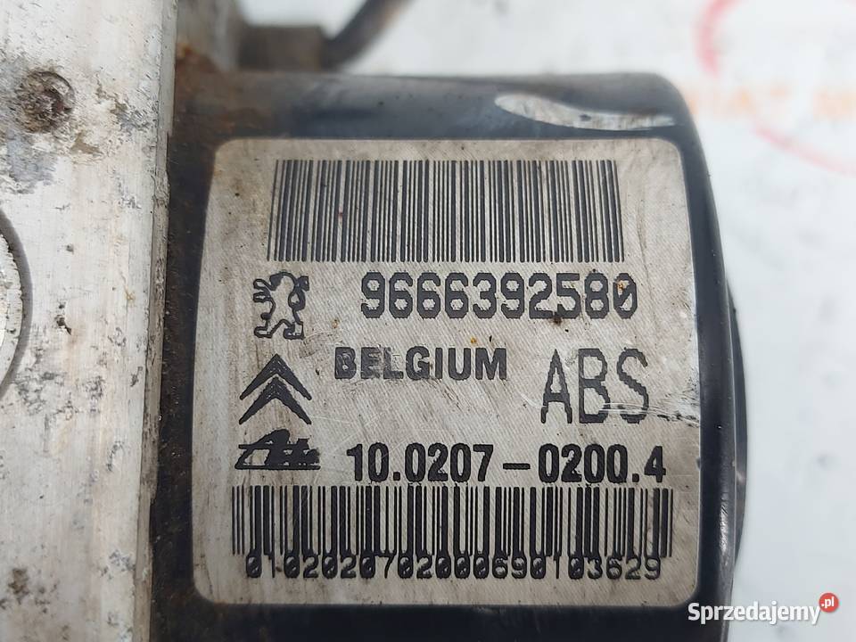 C3 PICASSO DS3 16 HDI pompa ABS 9666392580 świętokrzyskie