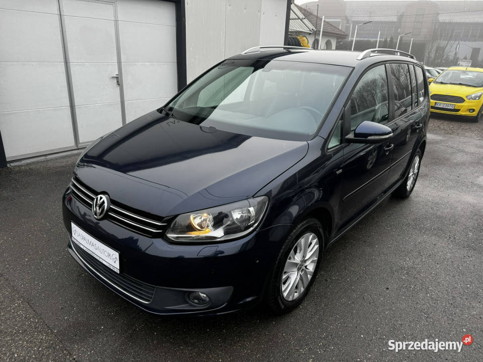 Volkswagen Touran Raty Zamiana Gwarancja niski granatowy Samochody osobowe małopolskie