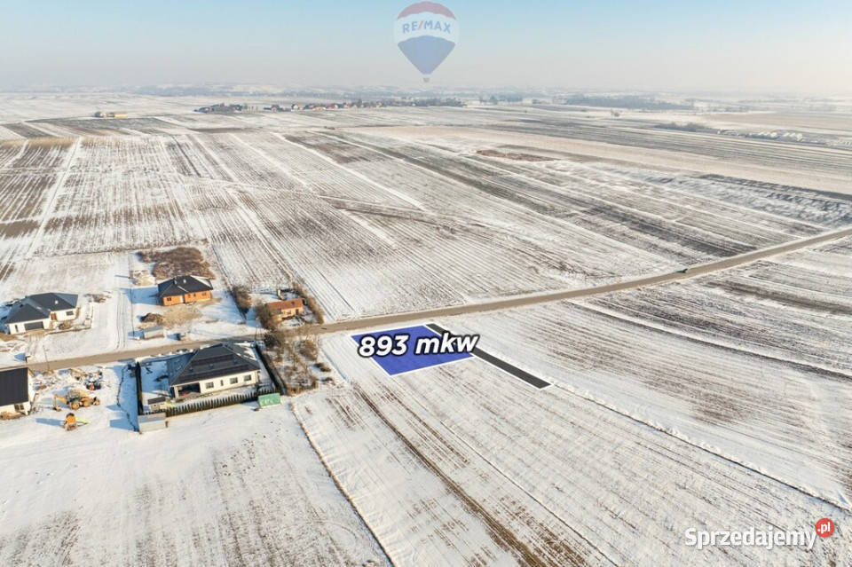 DZIAŁKA BUDOWLANA WAGANOWICE GMINA SŁOMNIKI małopolskie