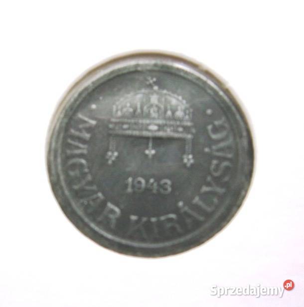 Węgry 2 Filery 1943r W Holterze Cynk wielkopolskie sprzedam