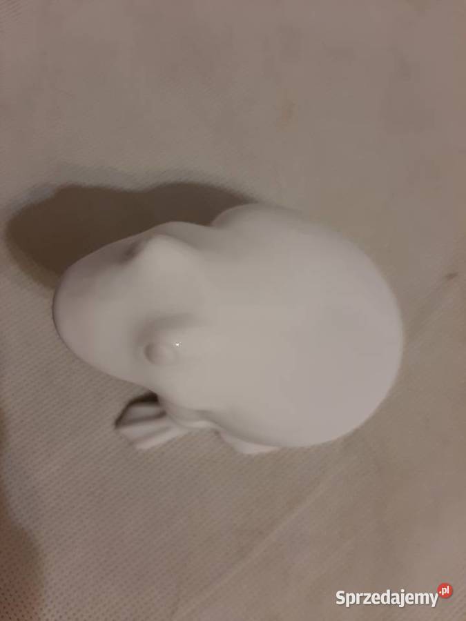 Śliczna figurka porcelanowapuzderko żabka kujawsko-pomorskie Inowrocław