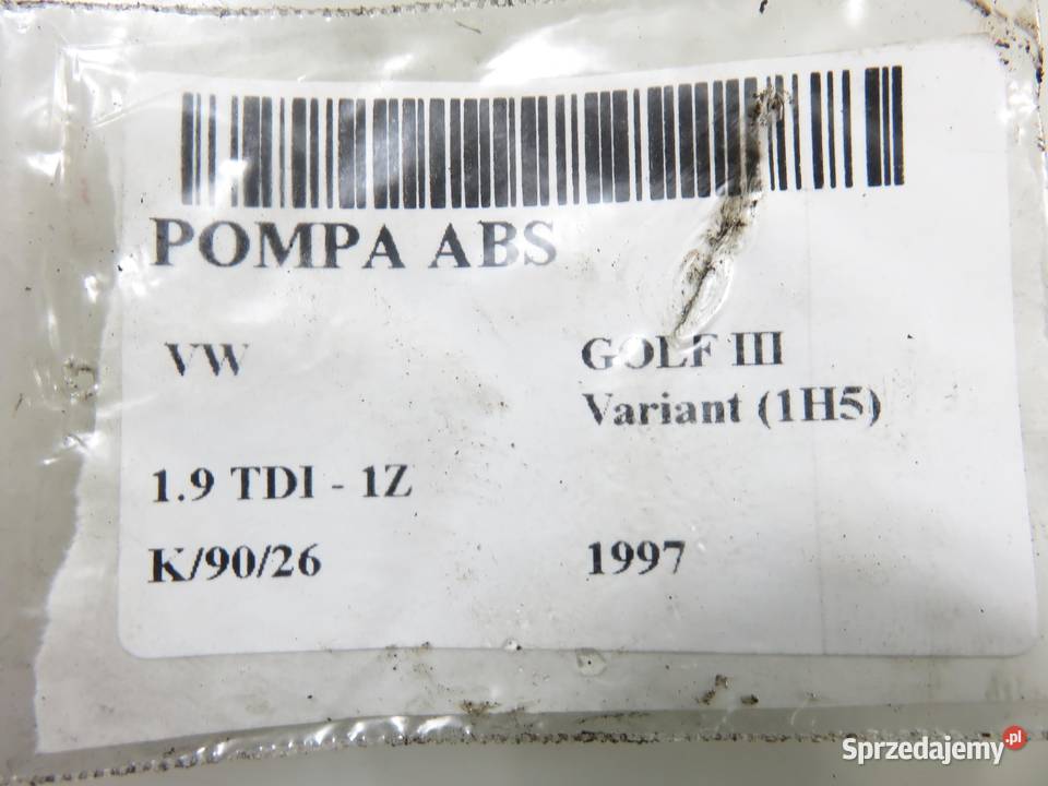 POMPA ABS VW GOLF III 1H5 3A0907379D 10094603113 sprzedam