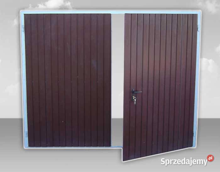 Brama Garażowa Dwuskrzydłowa Uchylna ral kujawsko-pomorskie Brodnica