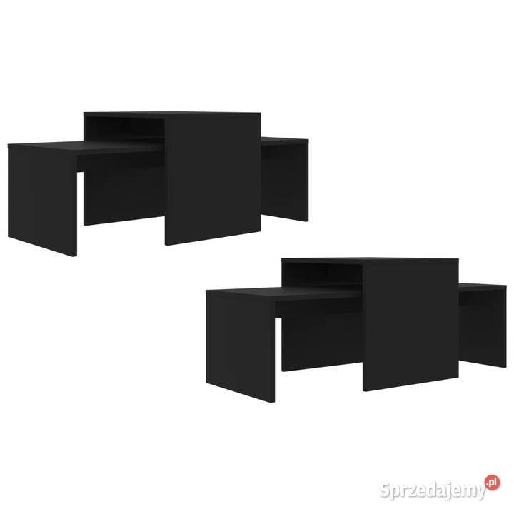 Stoliki kawowe czarne 100x48x40 WM802913 Warszawa