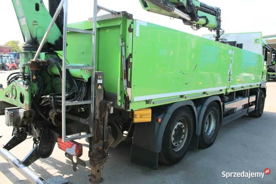 Skrzynia z tylnym dzwigiem do palet Man TGS 6x2 Warszawa