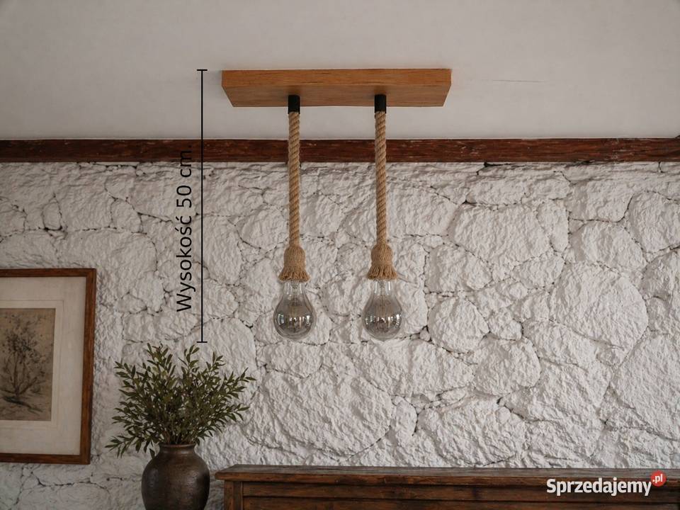 Lampa sufitowa rustykalna OLD WOOD RETRO LSM2 Siedlec