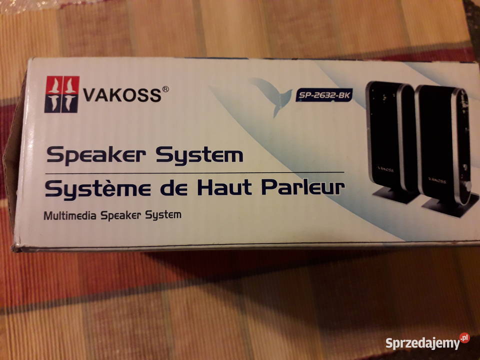Głośniki komputerowe VAKOSS SP 2632 BK Kraków sprzedam