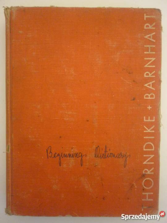 THORNDIKE BARNHART BEGINNING DICTIONARY Elbląg