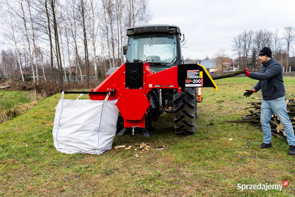 DUZY rębak walcowy REMET RP-200 + BIGBAG == model2026 == NOWOSC