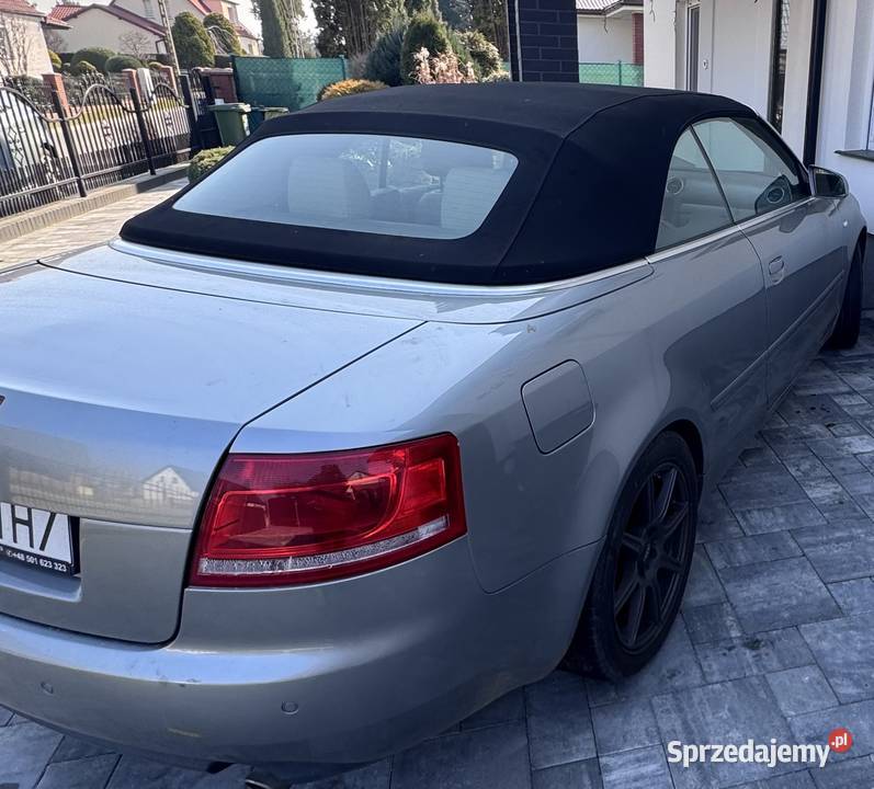 Audi A4 18 gaz benzyna 2007 kabriolet cabrio Wałcz