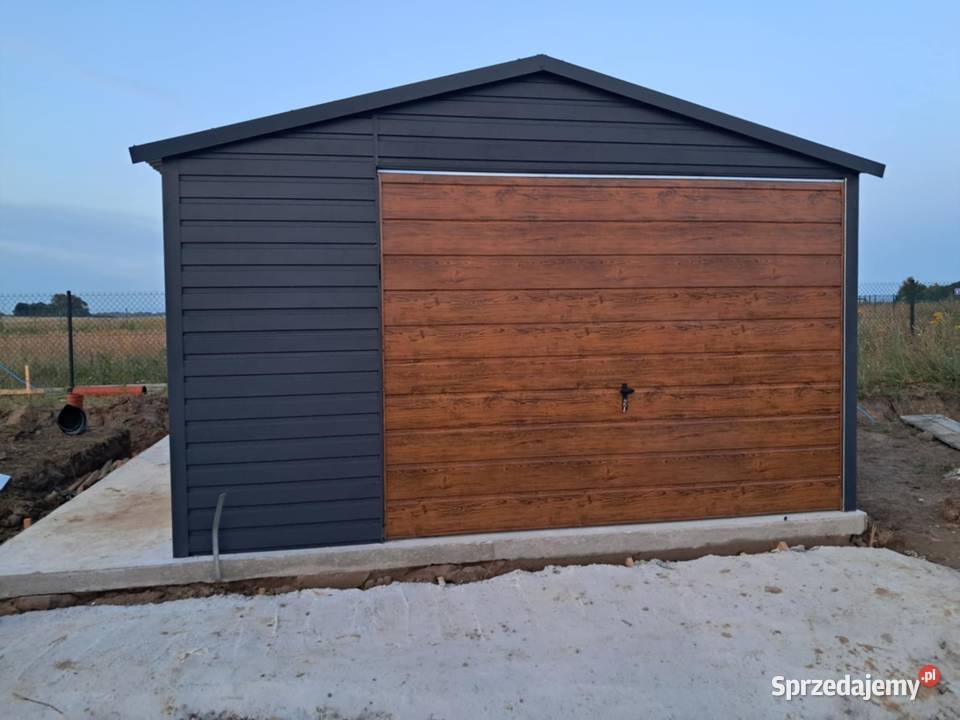 Garaż blaszany 4x5 WZMOCNIONY PROFILAMI Rybnik
