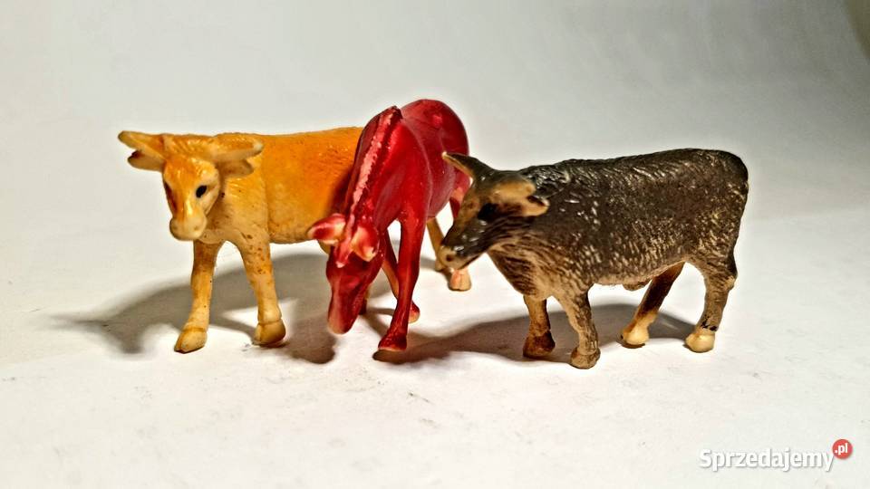 Zabawki zwierzęta domowe koń krowa byk Bydgoszcz