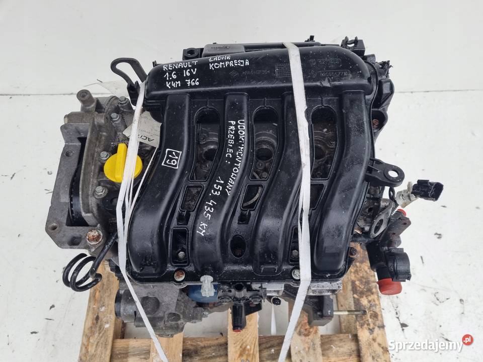 SILNIK KOMPLET Renault Megane II 16 16V 112 osobowe Janów