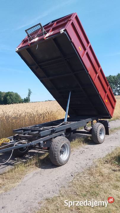 Przyczepa kaczka wywrotka na tył d 35 d 45 Przyczepy rolnicze Opatówek