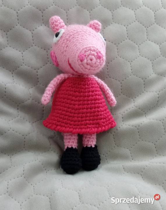 Świnka Peppa na szydełku sprzedam