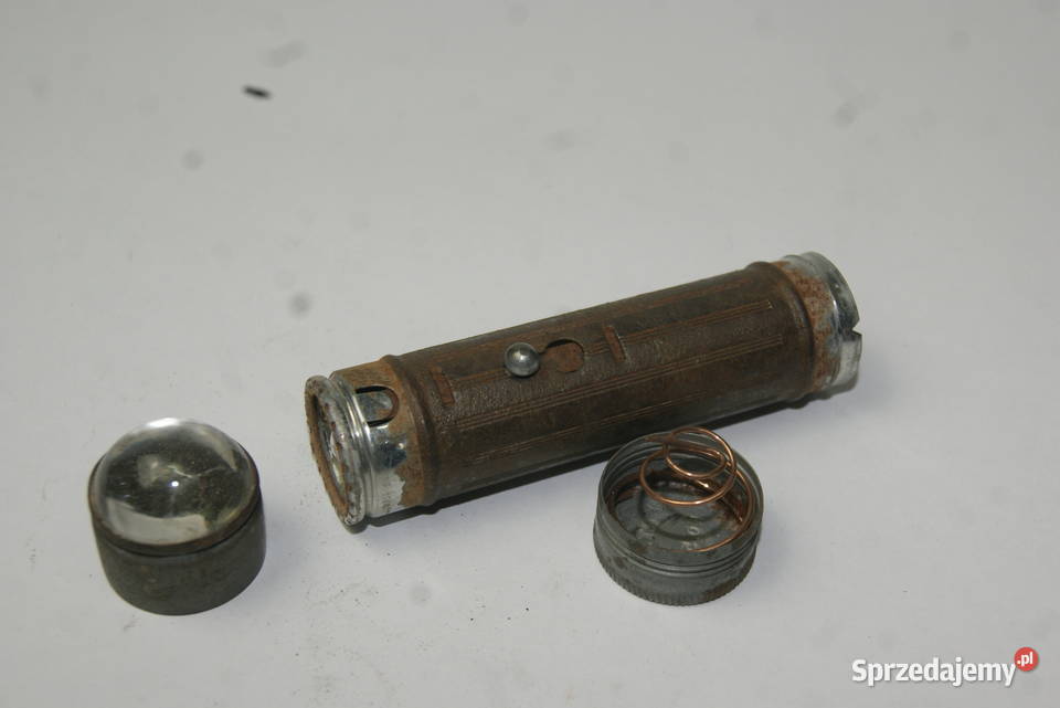 PERTRAX KOCIE OKO SZKŁO STARA LAMPKA NA BATERIE Rybnik