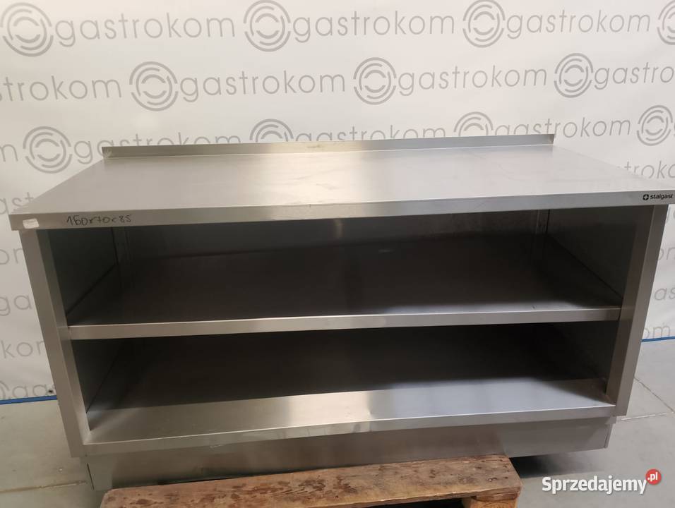 Stół przyścienny zabudowany z 2 półkami Wrocław