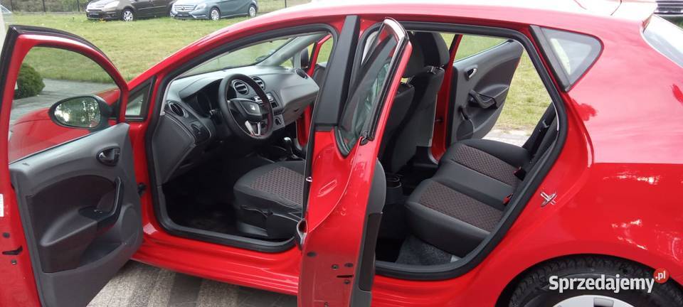 Seat Ibiza 09r 12benzyna 108t czerwony Kościerzyna