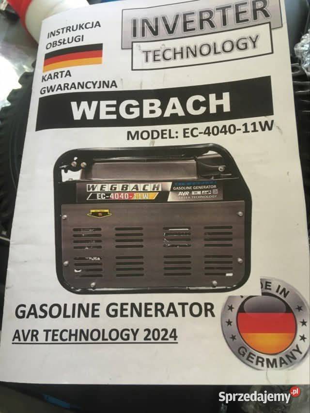 Generator prądu Wegbach nowy Motoryzacja Tarnowskie Góry sprzedam