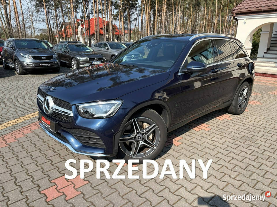 Mercedes GLC 220 20d 194 4Matic Pakiet AMG LEDy elektrycznie ustawiane fotele mazowieckie Lipówki sprzedam