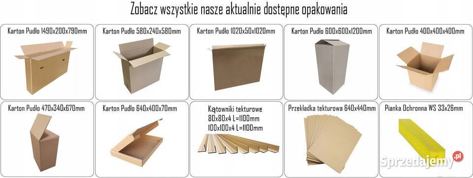 Przekładka tekturowa 3 WARSTWY 640g 640x440 1 małopolskie Skawina