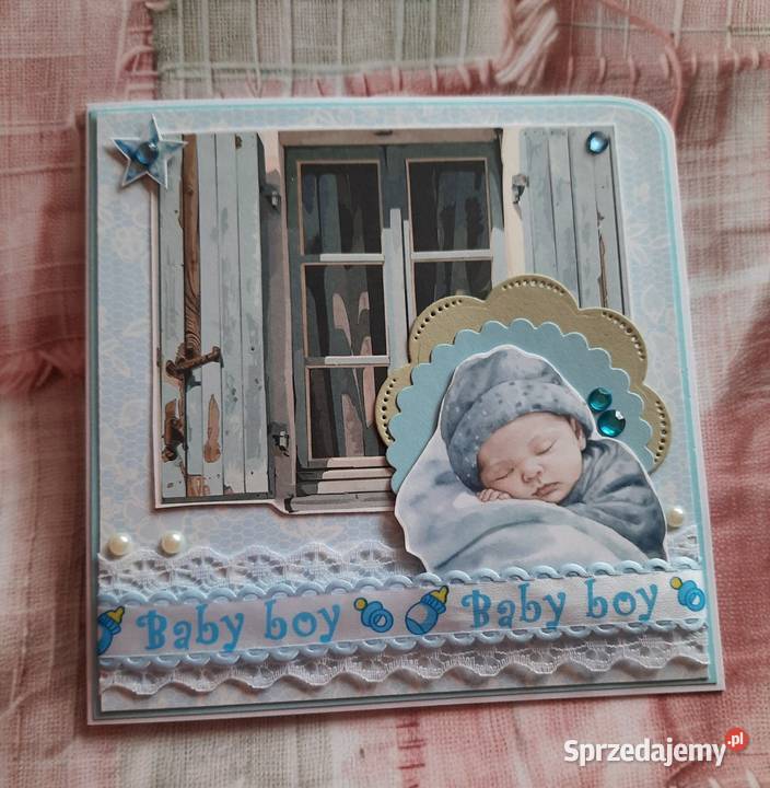 Kartka Pamiątka Chrztu ŚwiętegoPamiątka Narodzin Ryki