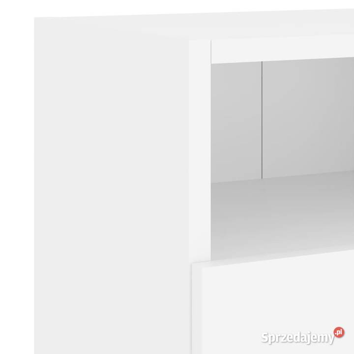 Ścienna szafka TV biała 60x30x30 materiał Warszawa