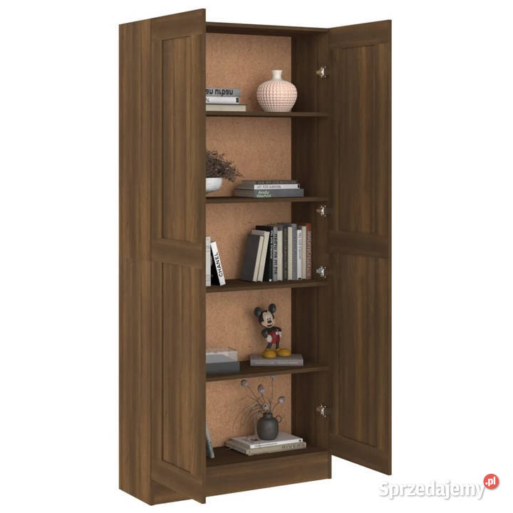 Szafka na książki brązowy dąb 825x305x1855 mazowieckie Warszawa sprzedam